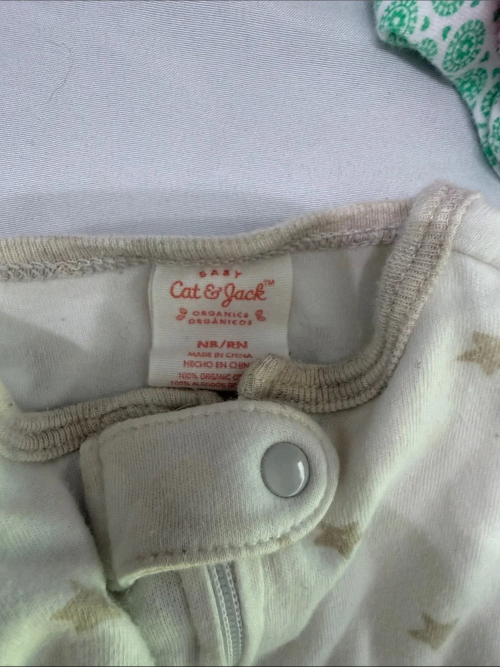 Assorted footed onesies (1 snap, 6 zip)